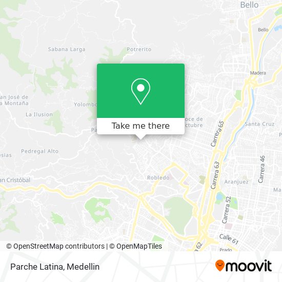 Mapa de Parche Latina
