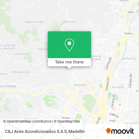 Mapa de C&J Aires Acondicionados S.A.S