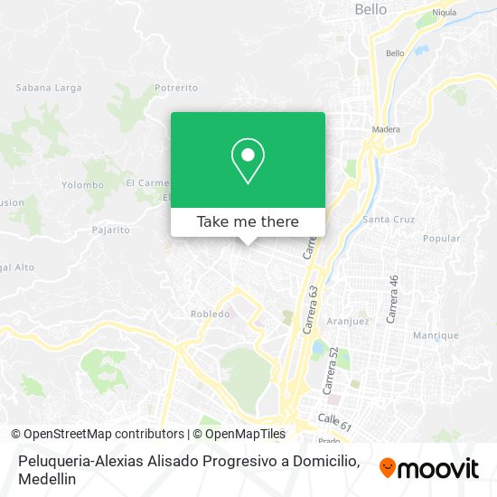 Mapa de Peluqueria-Alexias Alisado Progresivo a Domicilio