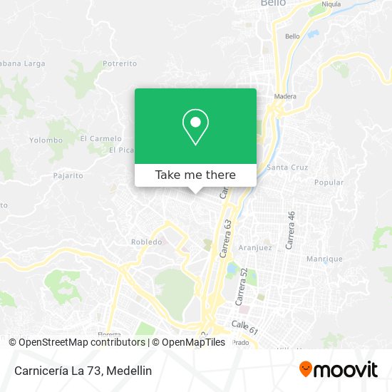 Carnicería La 73 map