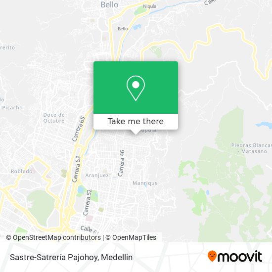 Sastre-Satrería Pajohoy map
