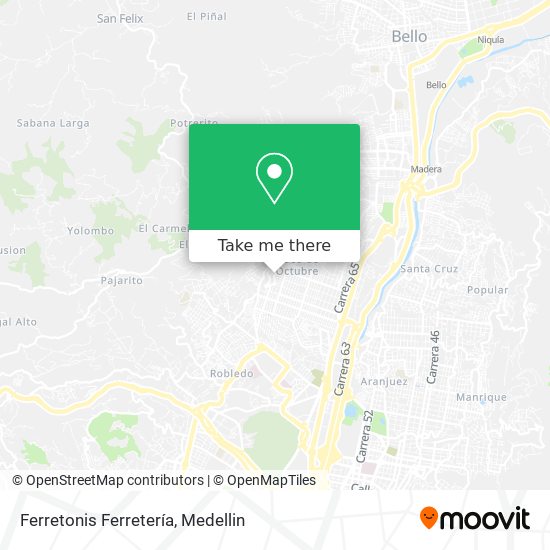 Mapa de Ferretonis Ferretería