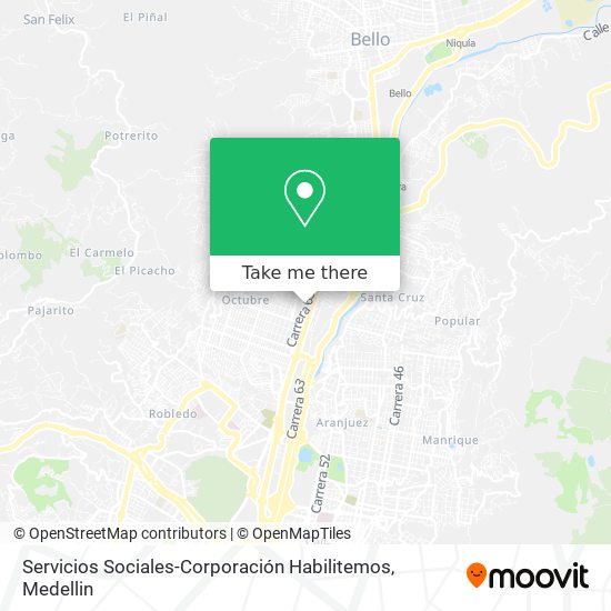 Servicios Sociales-Corporación Habilitemos map