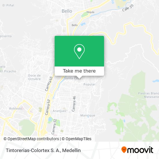 Tintorerias-Colortex S. A. map