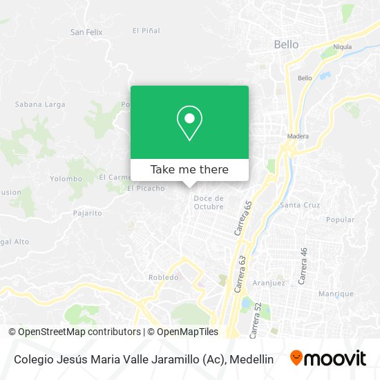 Colegio Jesús Maria Valle Jaramillo (Ac) map