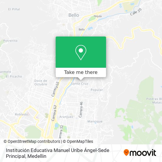 Institución Educativa Manuel Uribe Ángel-Sede Principal map