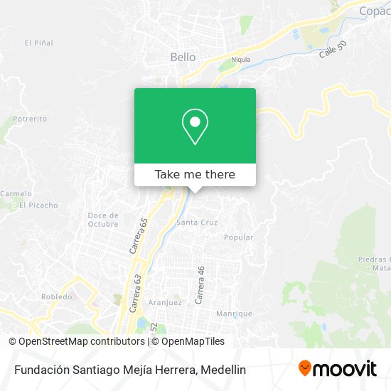 Fundación Santiago Mejía Herrera map