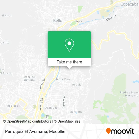 Parroquia El Avemaria map