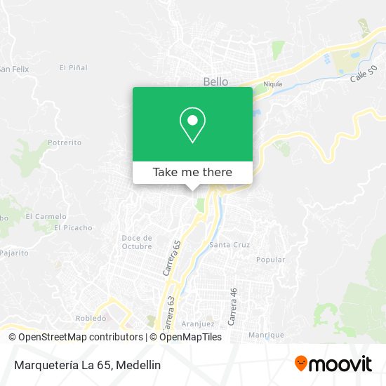 Mapa de Marquetería La 65