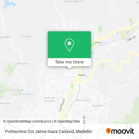Mapa de Politecnico Col Jaime Isaza Cadavid