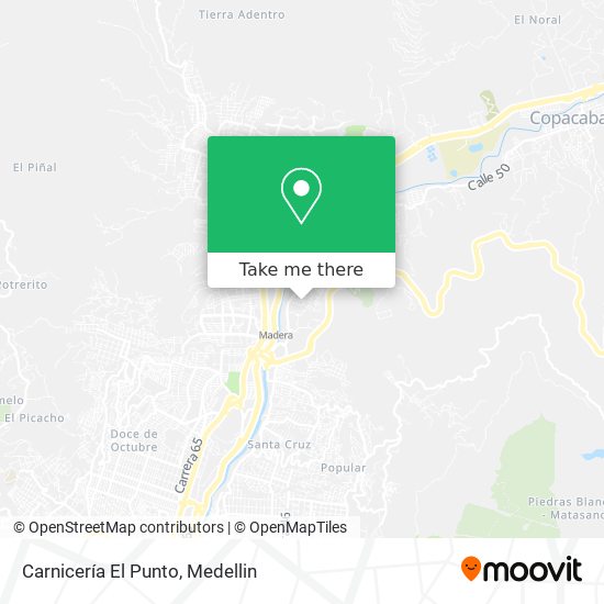 Carnicería El Punto map