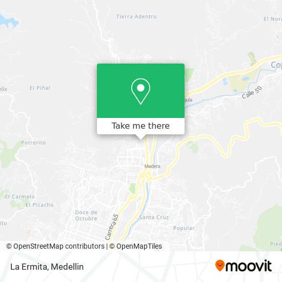 Mapa de La Ermita