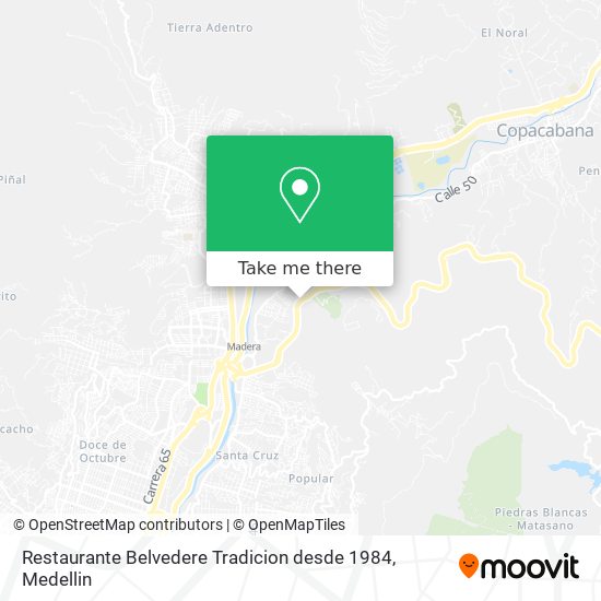 Restaurante Belvedere Tradicion desde 1984 map
