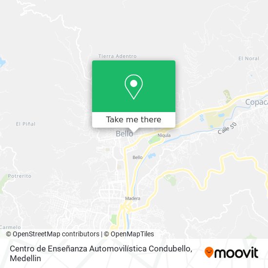 Mapa de Centro de Enseñanza Automovilística Condubello