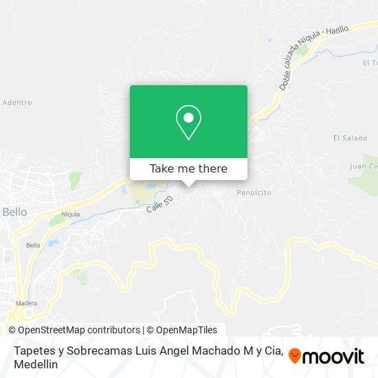 Mapa de Tapetes y Sobrecamas Luis Angel Machado M y Cia