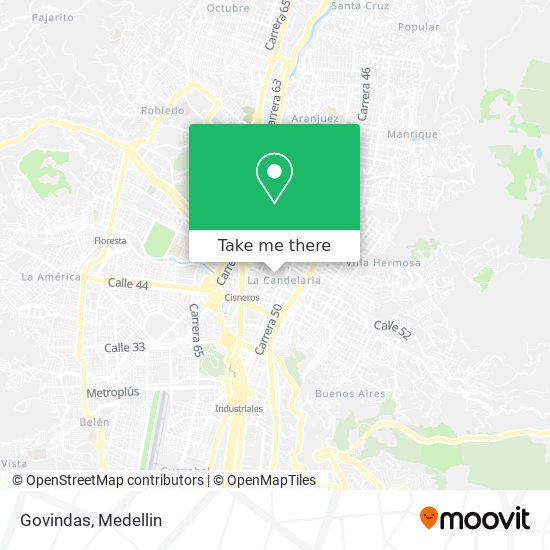 Mapa de Govindas