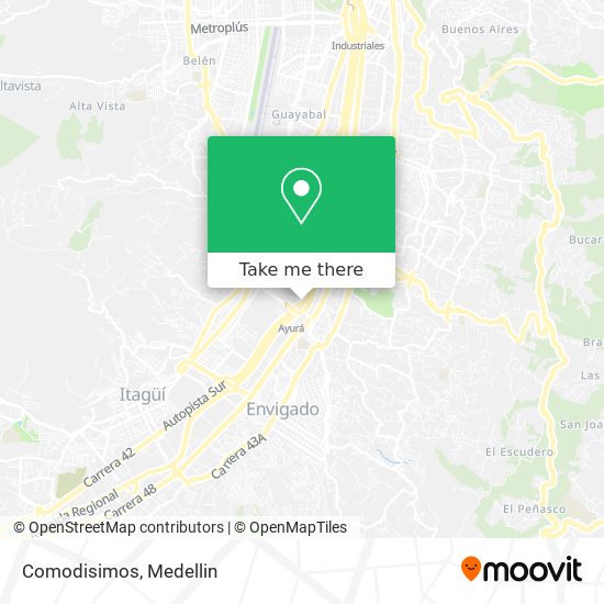 Mapa de Comodisimos