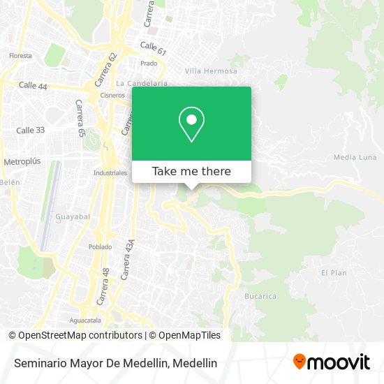 Seminario Mayor De Medellin map