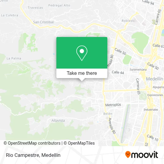 Rio Campestre map