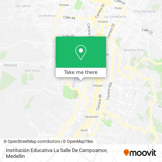 Mapa de Institución Educativa La Salle De Campoamor