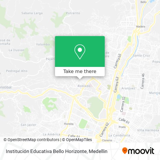 Institución Educativa Bello Horizonte map