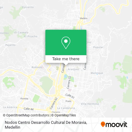 Nodos Centro Desarrollo Cultural De Moravia map