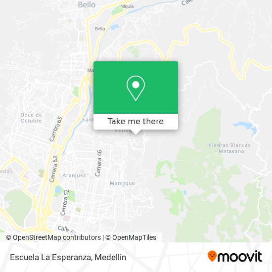 Mapa de Escuela La Esperanza
