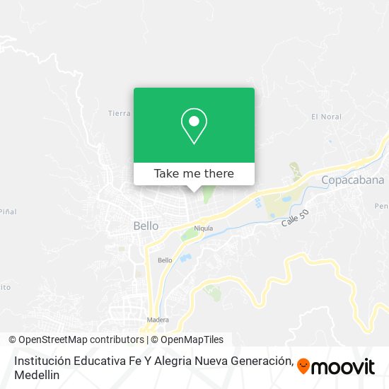 Institución Educativa Fe Y Alegria Nueva Generación map