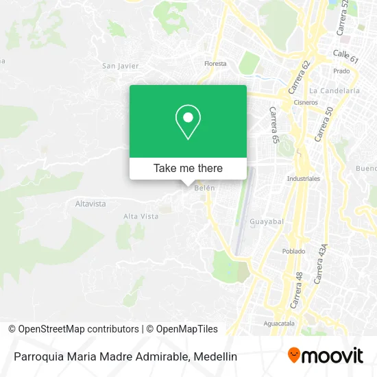 Parroquia Maria Madre Admirable map