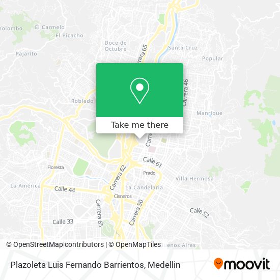Mapa de Plazoleta Luis Fernando Barrientos
