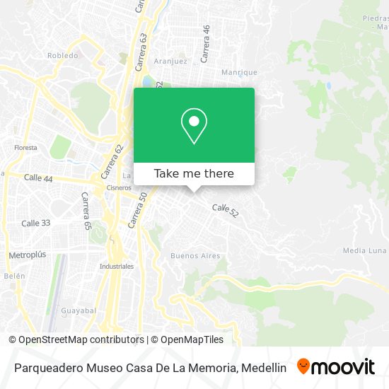 Parqueadero Museo Casa De La Memoria map