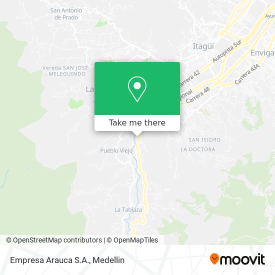 Empresa Arauca S.A. map