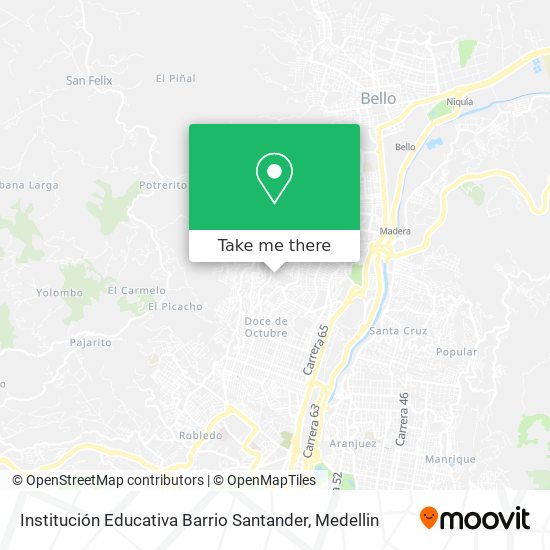 Institución Educativa Barrio Santander map