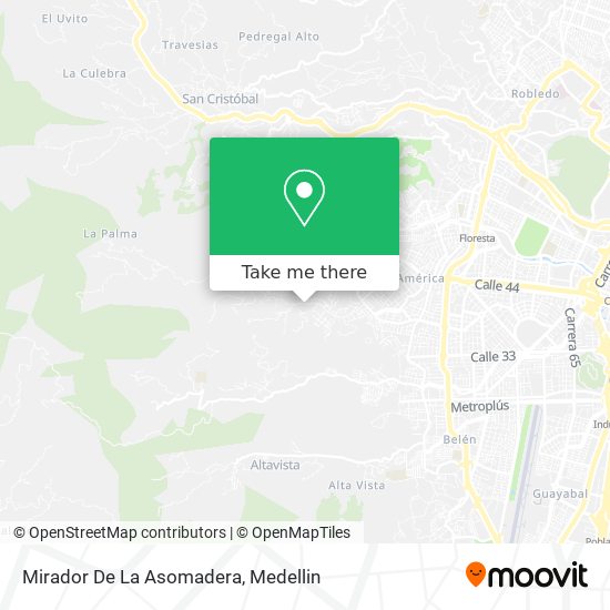 Mirador De La Asomadera map
