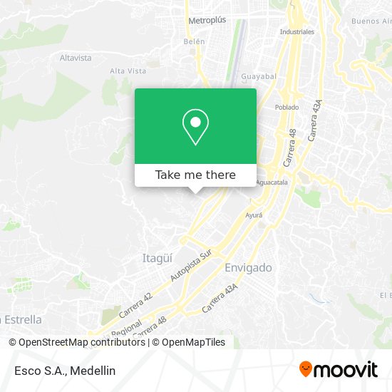 Mapa de Esco S.A.