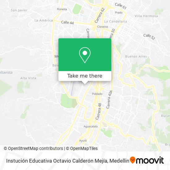 Instución Educativa Octavio Calderón Mejía map