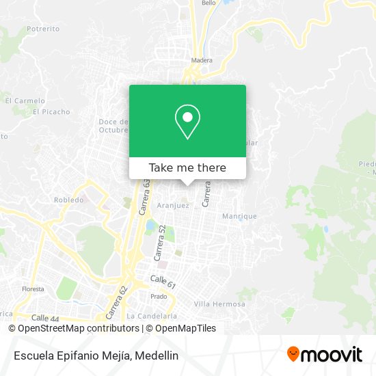 Escuela Epifanio Mejía map