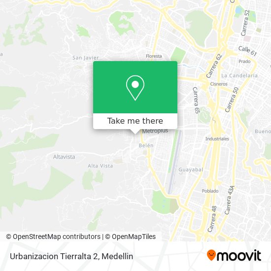 Urbanizacion Tierralta 2 map