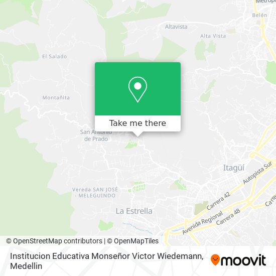 Institucion Educativa Monseñor Victor Wiedemann map