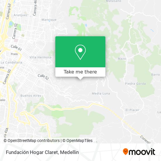 Fundación Hogar Claret map