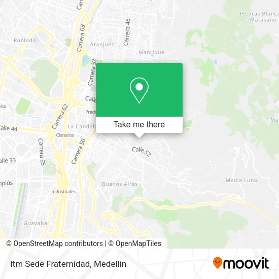 Mapa de Itm Sede Fraternidad