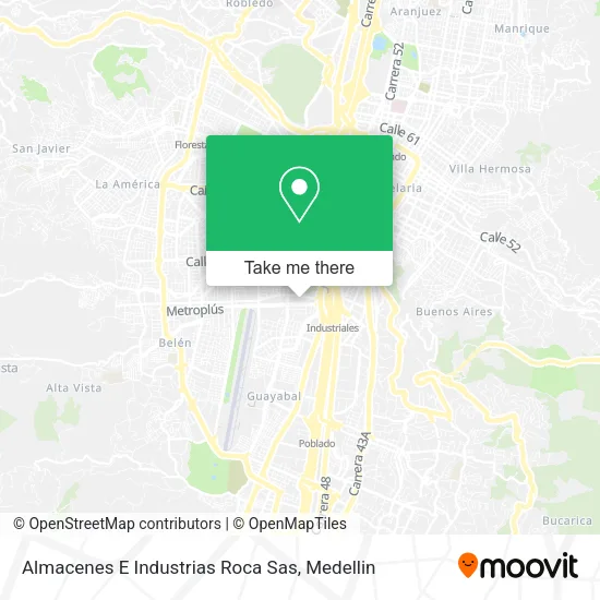 Almacenes E Industrias Roca Sas map