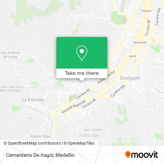 Cementerio De Itagüí map