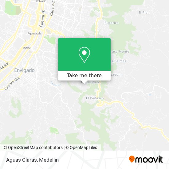 Aguas Claras map