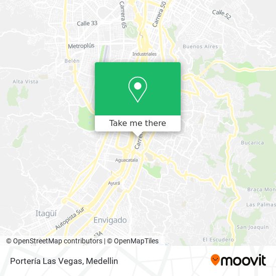 Portería Las Vegas map