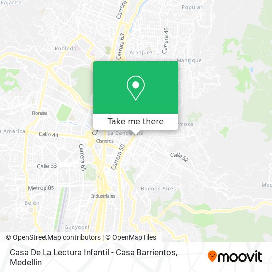 Casa De La Lectura Infantil - Casa Barrientos map