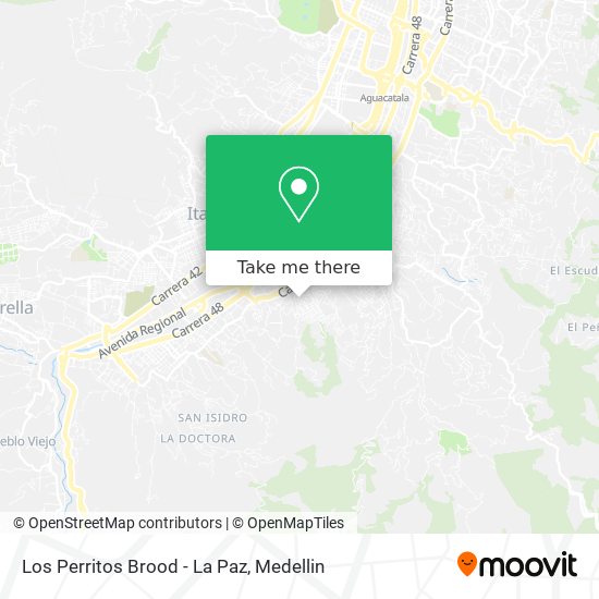 Los Perritos Brood - La Paz map