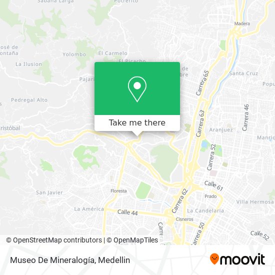Museo De Mineralogía map