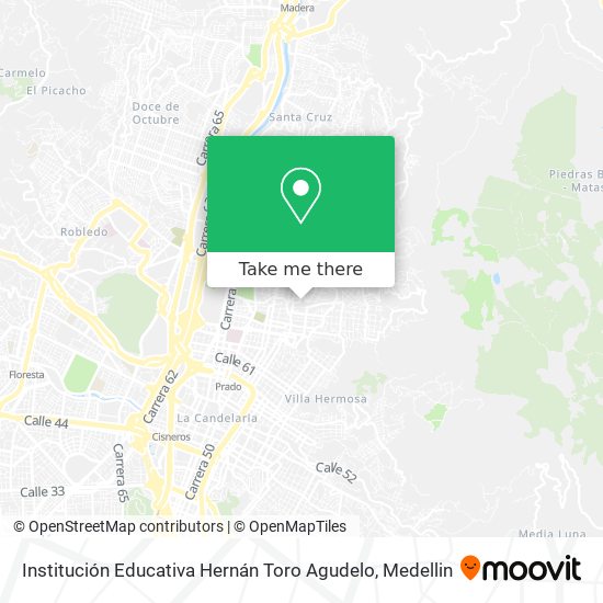 Institución Educativa Hernán Toro Agudelo map