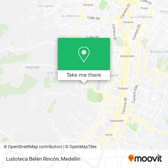 Mapa de Ludoteca Belén Rincón